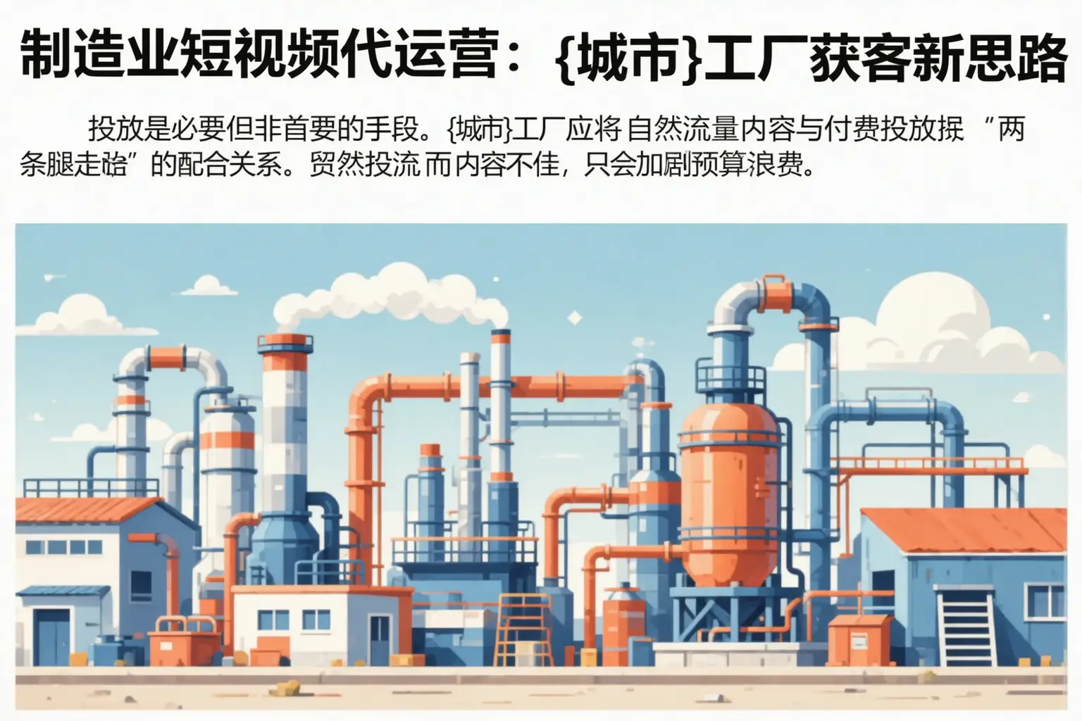 制造业短视频代运营:呼伦贝尔工厂获客新思路